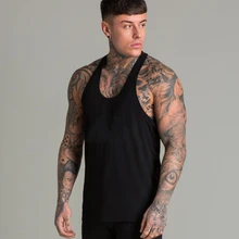Для бодибилдинга майка мужская летняя спортивная одежда хлопковая спортивная рубашка без рукавов Фитнес Майка Мышцы жилет для бега