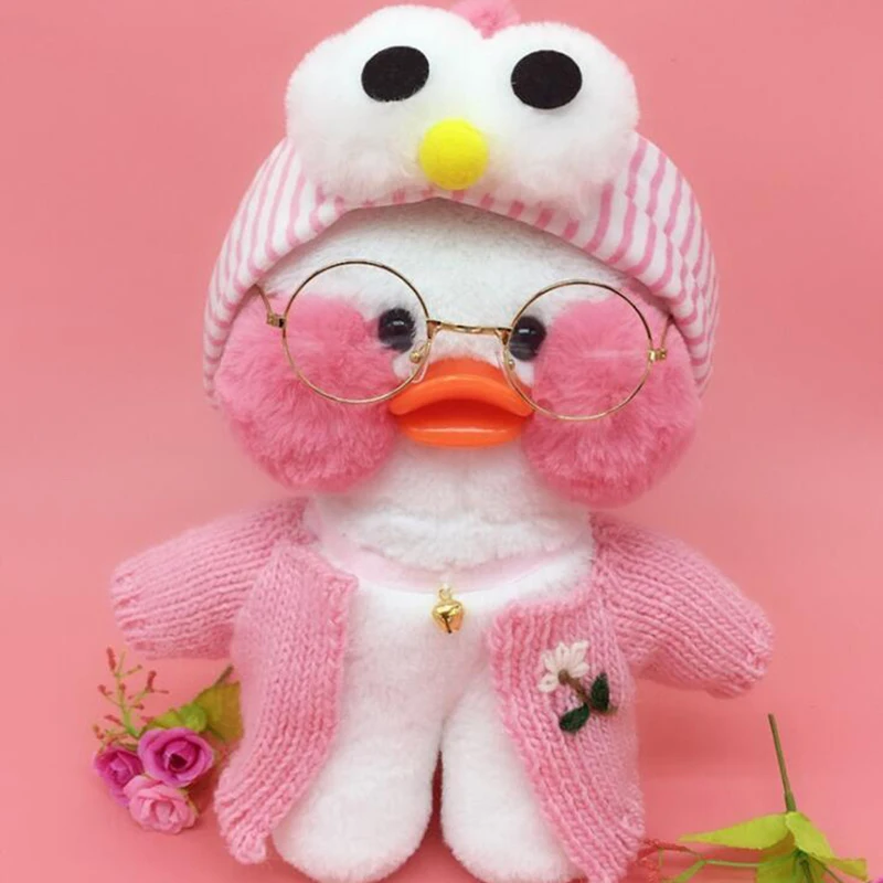 cafe mimi yellow duck plush