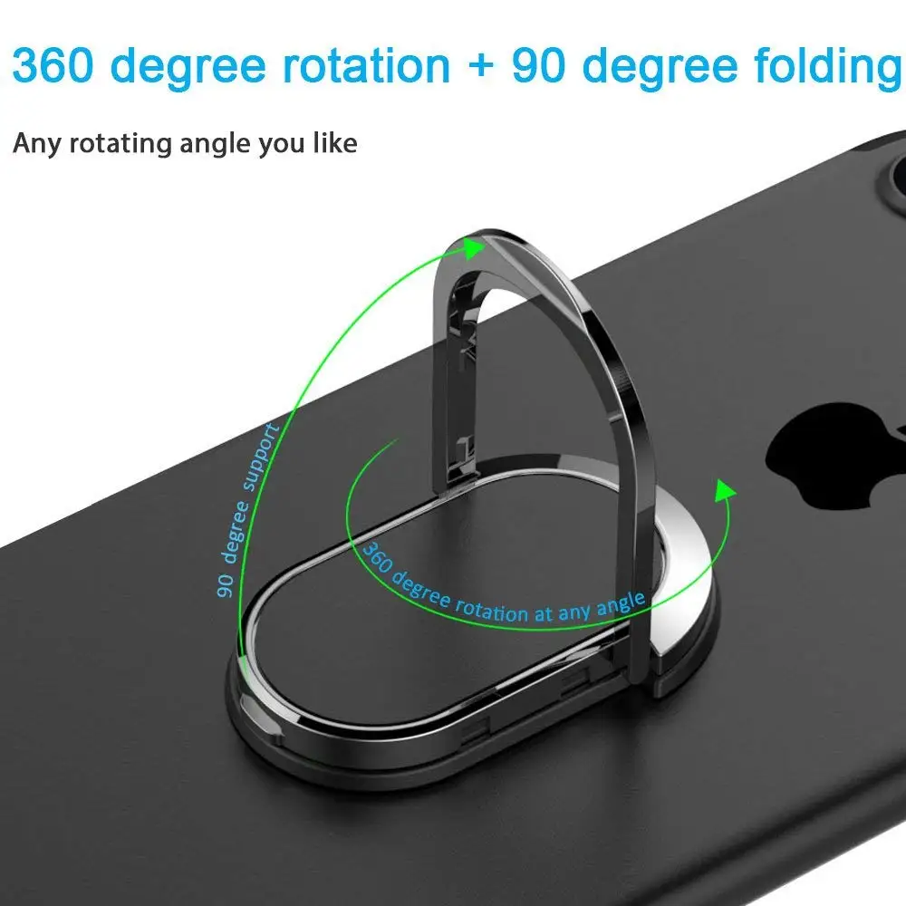 Finger Ring Mobile Phone Smartphone Stand Holder For iPhone X 8 7plus IPAD Samsung S9 S8 cell Smart Phone holder Car Mount Stand