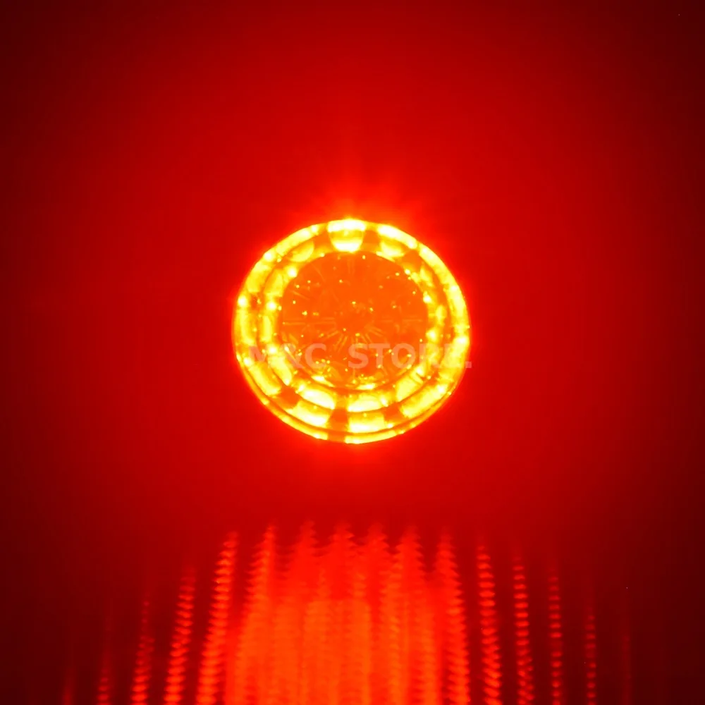 Pisca-pisca de Led Luz de Freio 12v para Harley Macções Chopper Cruiser Bobber Cafe Racer Luz Indicadora Preta 10 12v para harley chopper cruiser bobber cafe racer luz indicadora preta