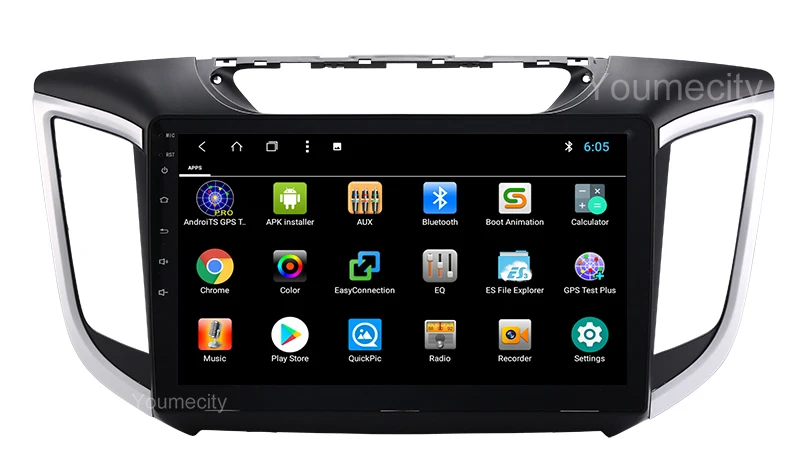 Flash Deal Youmecity Android 8.1 Car DVD For Hyundai IX25 Creta 2014-2018 year GPS Radio Video Multimedia Player Capacitive IPS Screen RDS 8