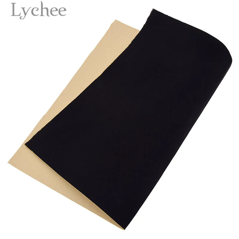 Самоклеящаяся бархатная ткань Lychee 29x21 см A4 высококачественная однотонная