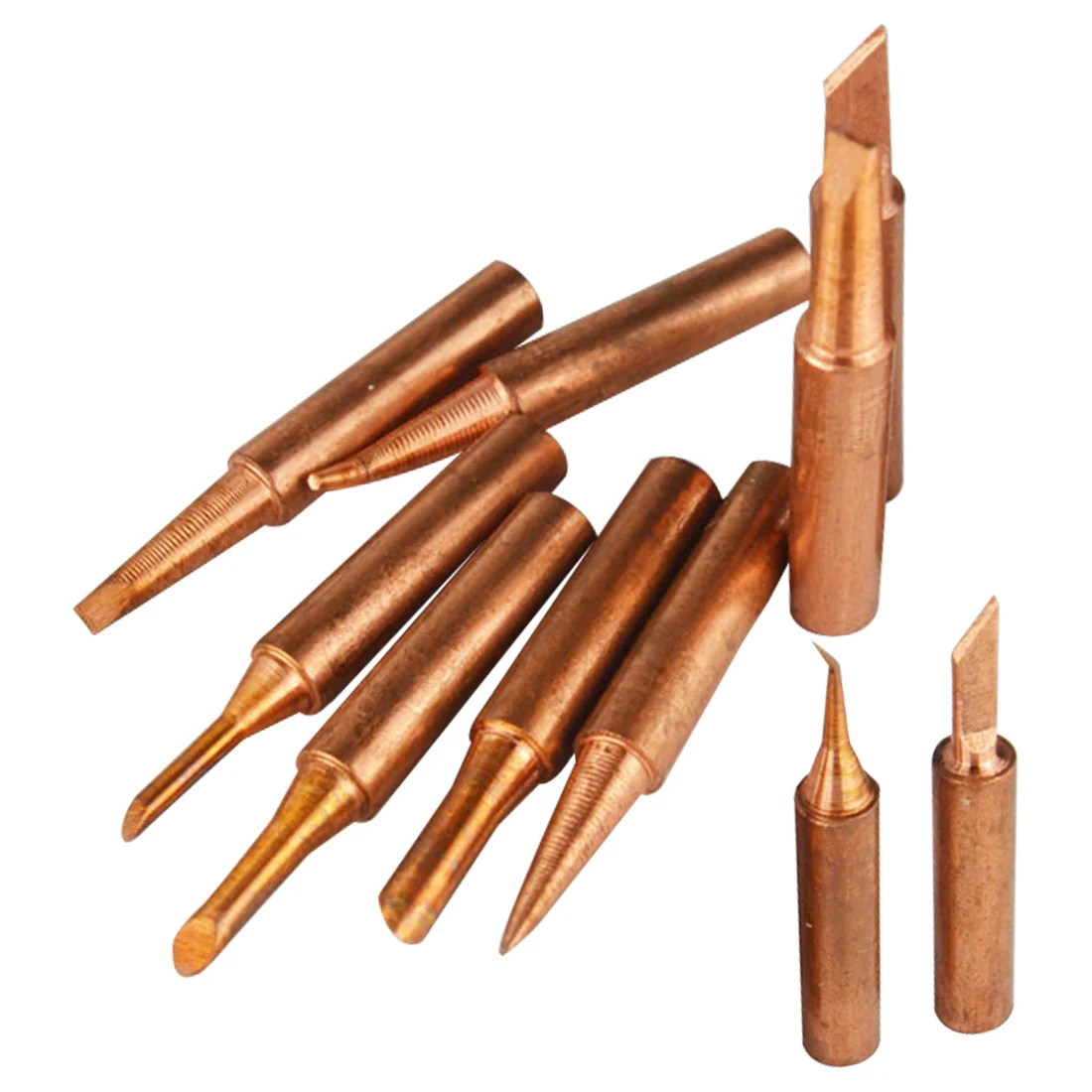 

900M-T 5 Pcs Pure Copper Soldering Iron Tip Lead-free For Hakko Soldering Rework Station Soldering Tips R06 Drop Ship