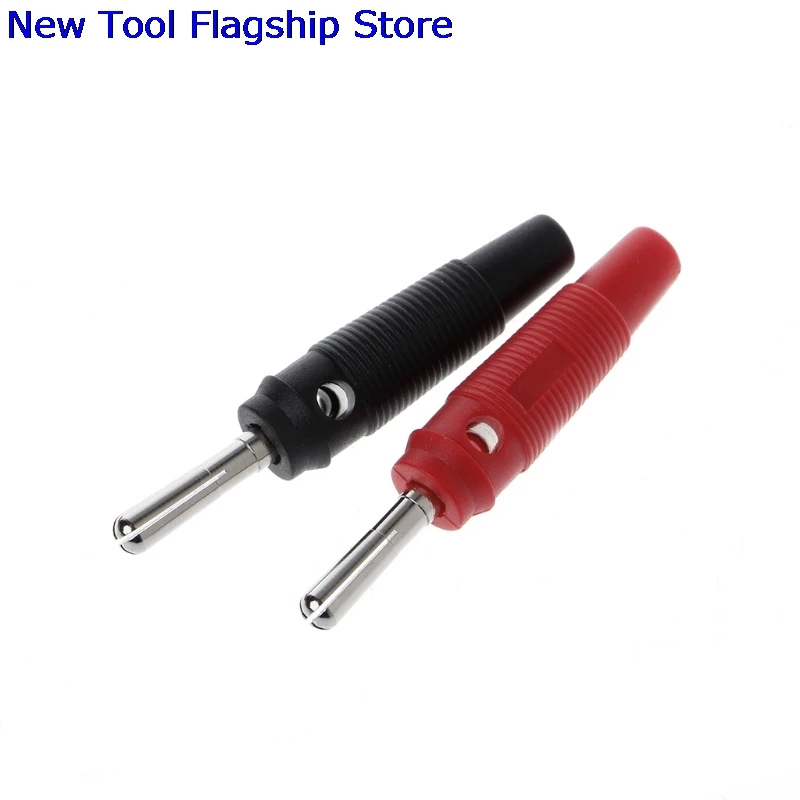 10 Pcs 32A 4mm Banana Plug High Current Insulated Shrouded Stackable Connector Soldering Typein