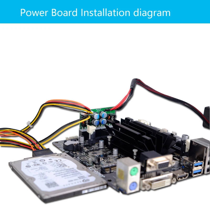 AC DC ATX пик PSU 12 В 150 Вт Pico ATX переключатель горного источника 24pin материнская плата MINI ITX DC к HTPC ATX PC источник питания для компьютера