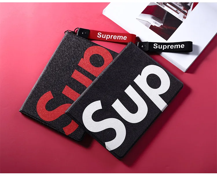 

For apple iPad 9.7 2018/2017 Air1 2 pro 2017/2018 Case Smart Cover For iPad 6th Generation superme Case mini1 2 3 4 5 pu Cover