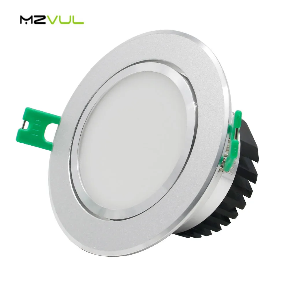 

Dimmable led downlight lamp 5w 7W 10w COB LED Spot Light 110v 220v ceiling recessed down lights round led panel light