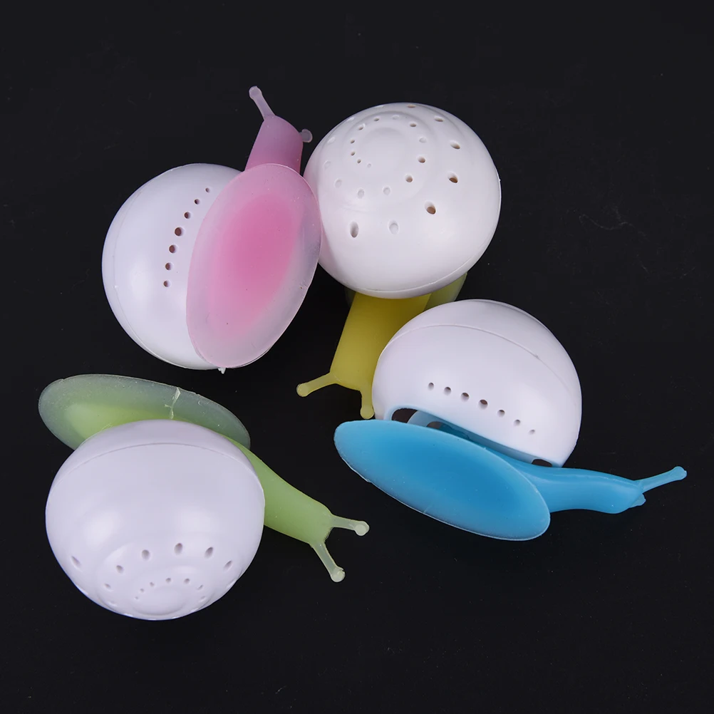 

1pc Bedroom Bathroom Air Freshener Perfume Home Cute Snail Shaped Suction Cup Wardrobe Auto Solid Car-styling Car Air Freshener