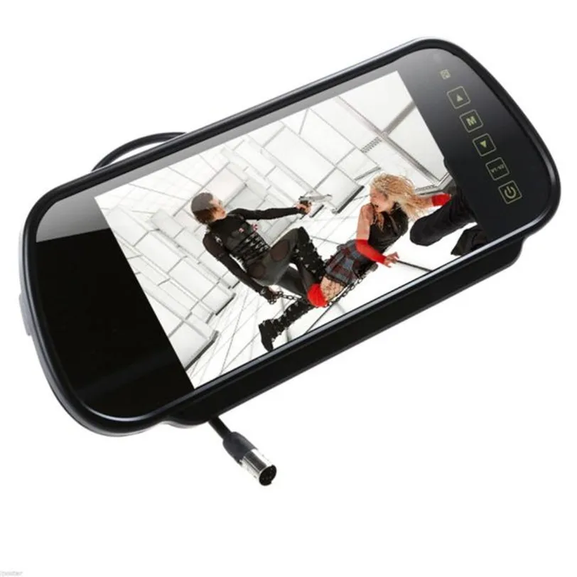 

7 LCD Mirror Monitor +Wireless Car Reverse Rear View Backup Camera Night Vision High Quality