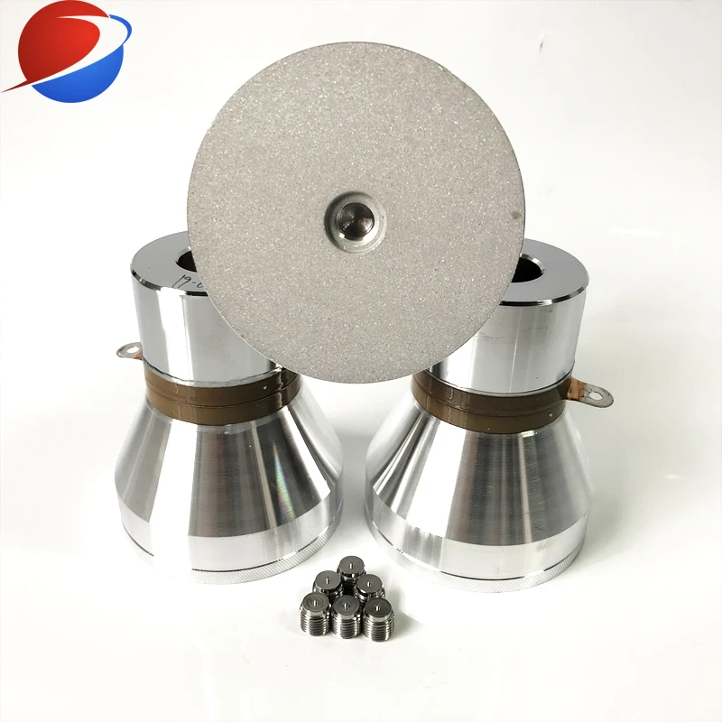 

Multi-Frequency 20K/40K/60K Ultrasonic Cleaning Converter 120W PZT8 Material Working With Industrial Ultrasonic Generator