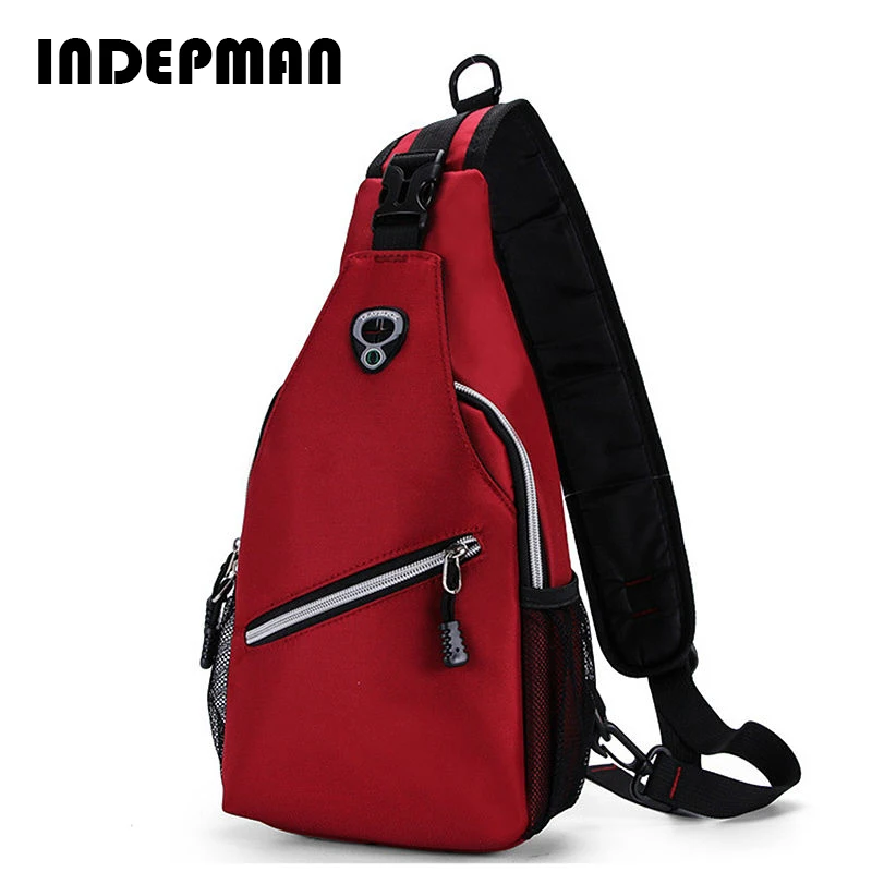 

Hot 2018 Fashion Chest Bag Crossbody Sling Bag for Men Women High Quality Nylon Waterproof Casual Messenger Bag Small Chest Pack