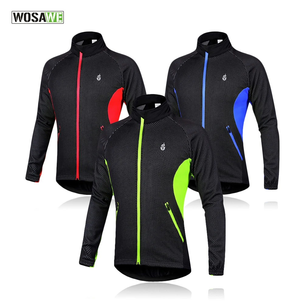 Buy WOSAWE Winter Cycling Jackets Jerseys Long Sleeve