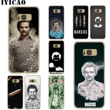 Iyicao pablo escobar 하드 케이스 삼성 galaxy s10e s10 s9 s8 plus s6 s7 가장자리 덮개 samsung note 9 8 10 plus(China)