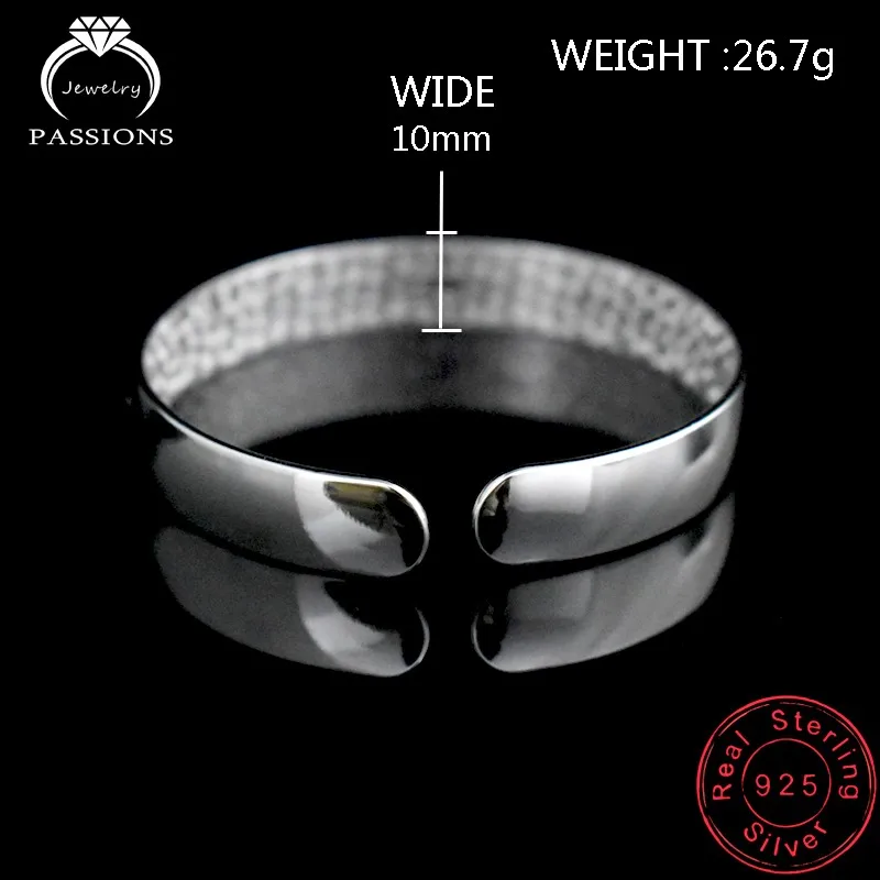 Хит модных продаж Регулируемый Браслет Классический 925 серебро пластина дизайн ширина браслет браслеты для женщин бижутерия для ног подарок