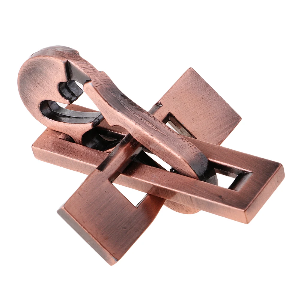 Piano Shape Lock Wire Puzzle Brain Teaser Mind Game Toy Steel Metal IQ Test Magic