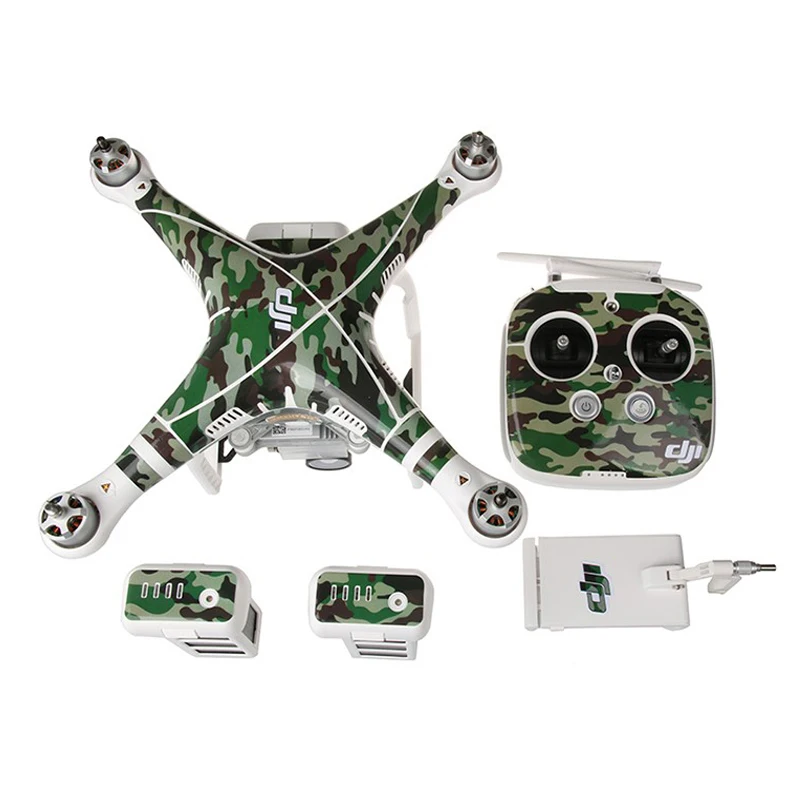  Phantom 3 Waterproof Sticker Drone Shell Battery Remote control  Sticker for RC DJI Phantom 3 advanced Professional Standard 
