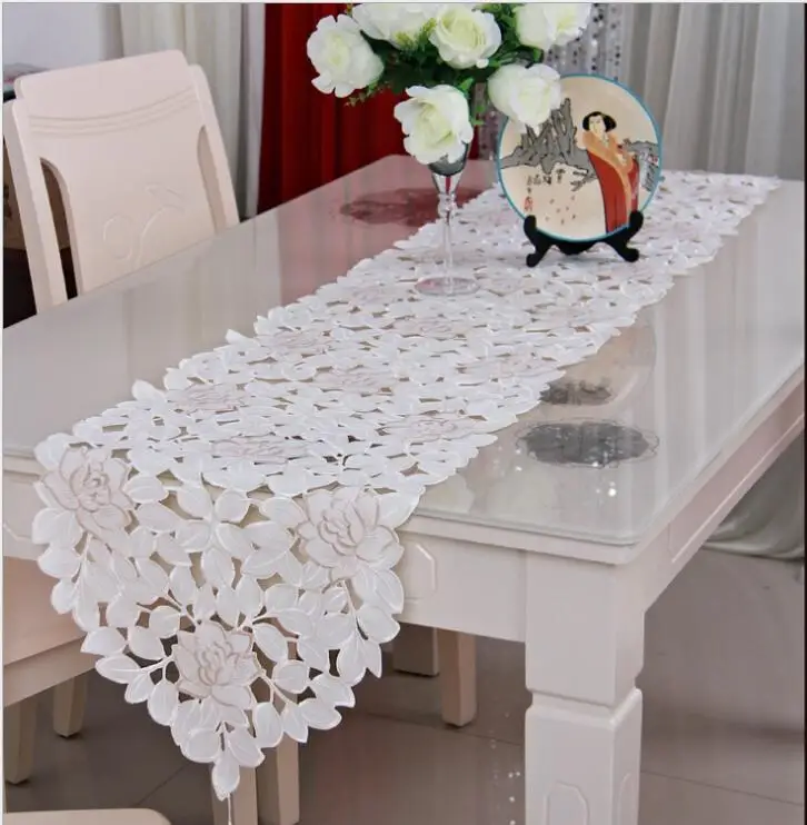 

Tanmeluo Table Runner 40*150cm To 40*246cm Runners Hollow Modern Table Runners Embroidered Table Runner Decoration On The Table