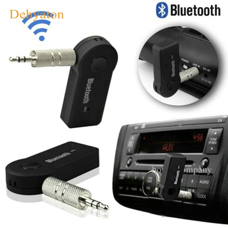 Беспроводной Bluetooth адаптер Aux ресивера с разъемом 3 5 дюйма автомобильный комплект