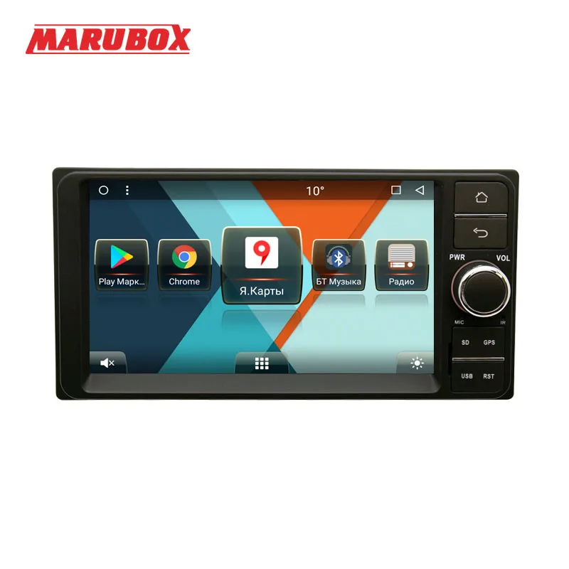 

MARUBOX 7A701MT8,Car Multimedia Player Universal For Toyota, 8 Core, Android 8.1, Radio chips TEF6686, 2GB RAM, 32G ROM, GPS,USB
