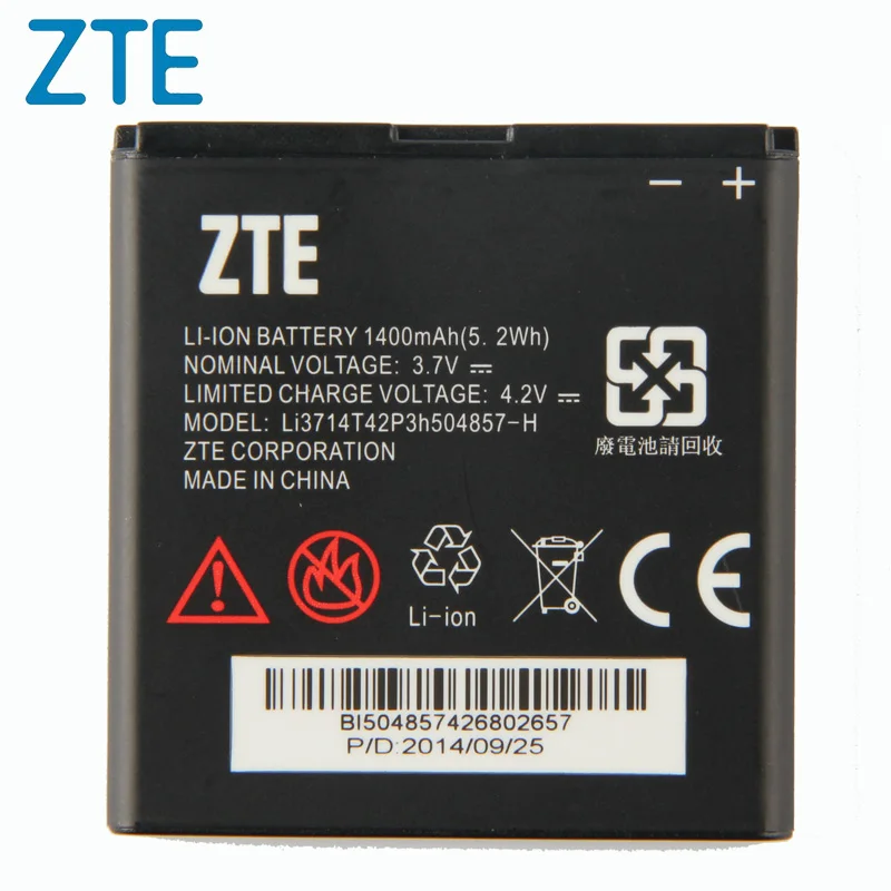 Оригинальный zte Beeline smart 2 батарея для телефона V788D U788 U830 V6700 U880S U812 N788 Li3714T42P3h504857-H |