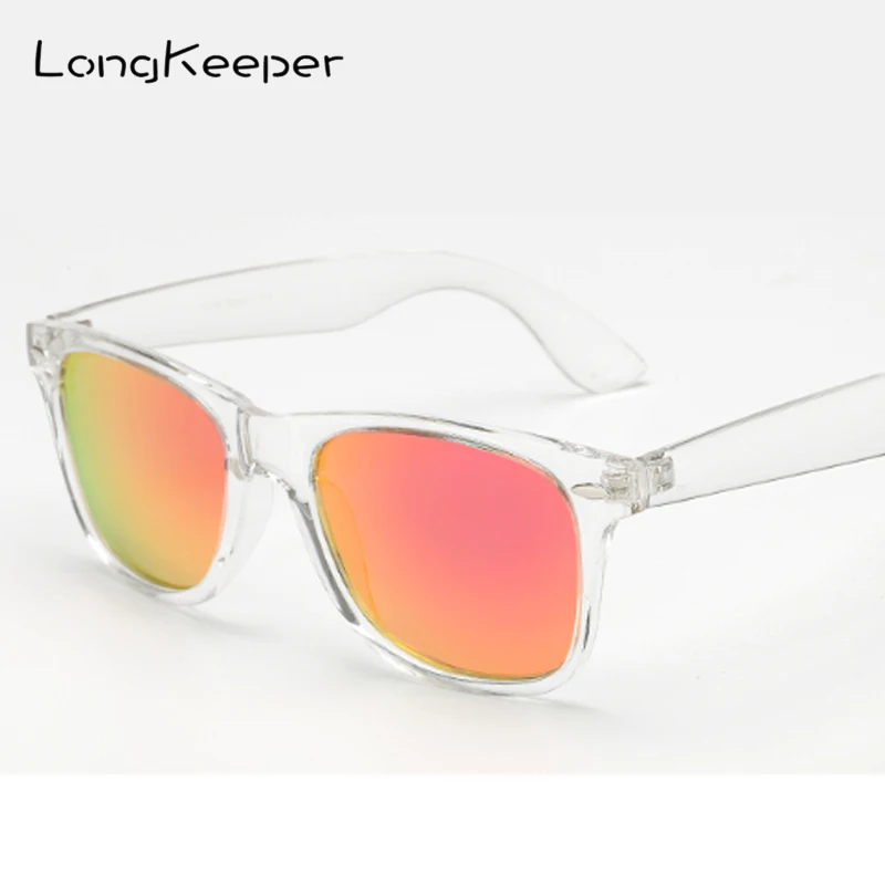 Поляризованные зеркальные солнцезащитные очки LongKeeper модные женские квадратные