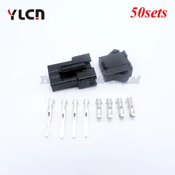 

50sets High Quality Connector SM 4Pin Pitch 2.54MM Female and Male Housing + Terminals SM-4P SM-4R JST 2.54MM SM2.54