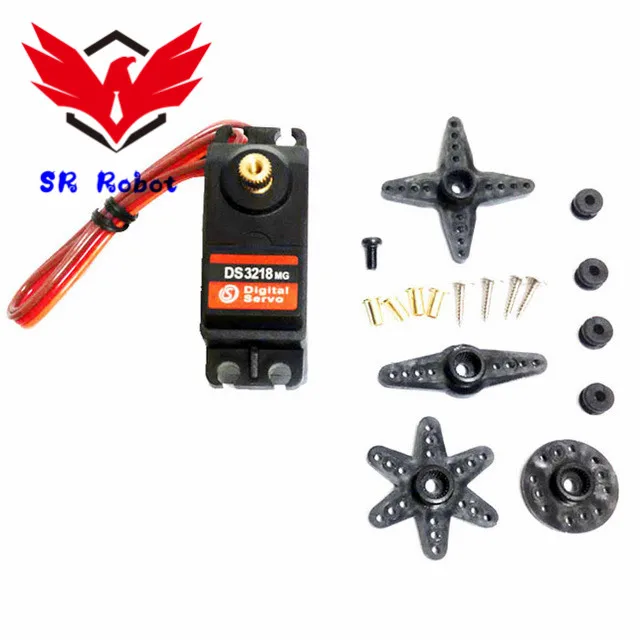

DS3218 Full Metal Gear Digital Steering Servo 20KG High Torque Motor To DIY Smart Robot Tank Car Chassis Arm Hunoid Part kit