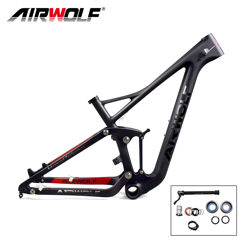 Airwolf 29er полная подвеска оформление шок 190*51 мм путешествие 122 Макс. Размер шины 2 4