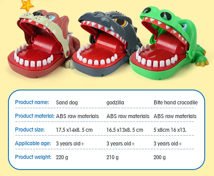 Забавные игрушки большая акула крокодил Рот стоматолога укус палец игра забавная Новинка кляп игрушки для детей играть Веселые Семейные зубы шутки