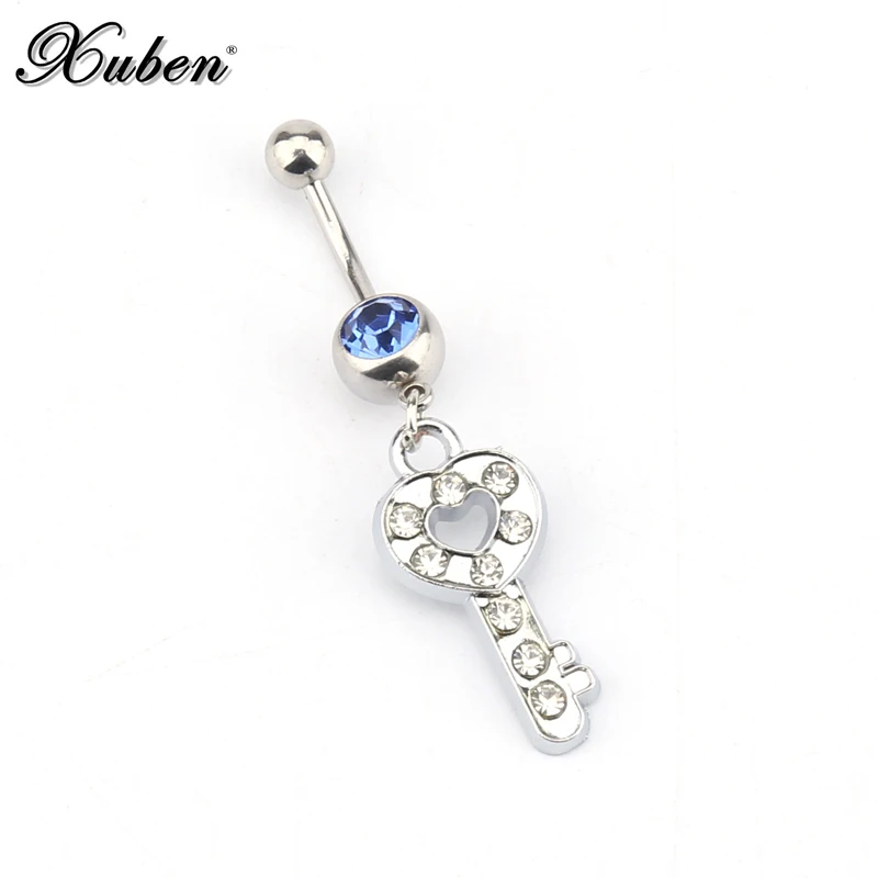 Buy 1 PC Navel Piercing Earrings Anti Allergy Titanium