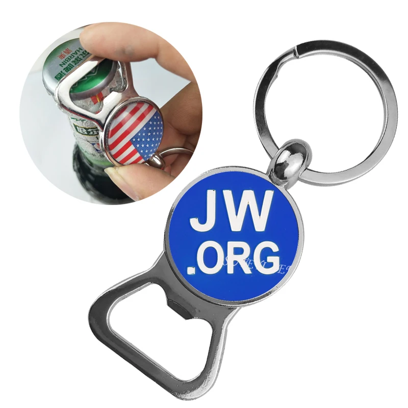 SUTEYI JW.ORG Очаровательная цепочка для ключей открывалка бутылок держатель