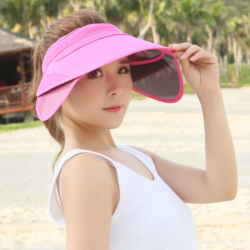 2017 New Retractable Visor Female Summer Sun Empty...