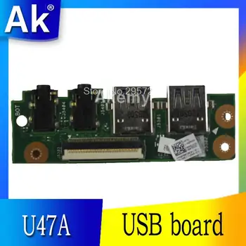 

NEW For Asus U47A Q400A U47VC USB3.0 interface Adapter Board Laptop Audio USB IO Board Interface Board Tested Well Motherboard