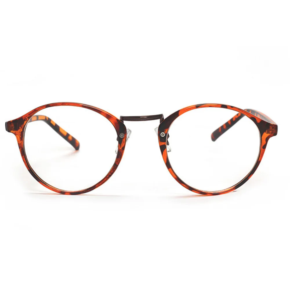 Ретро Harajuku для девушек, круглая оправа, простые зеркальные очки, модные студенческие прозрачные очки, оправа для женщин, оптические очки