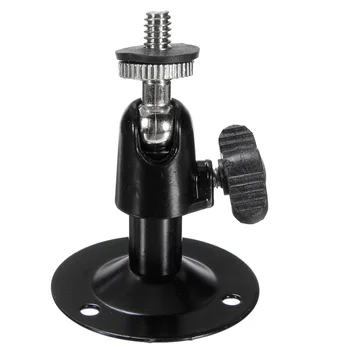 

1 Pcs New Wall Mount Bracket Installation Metal Holder Secure Rotary CCTV Camera Stand For Security Surveillance Camera