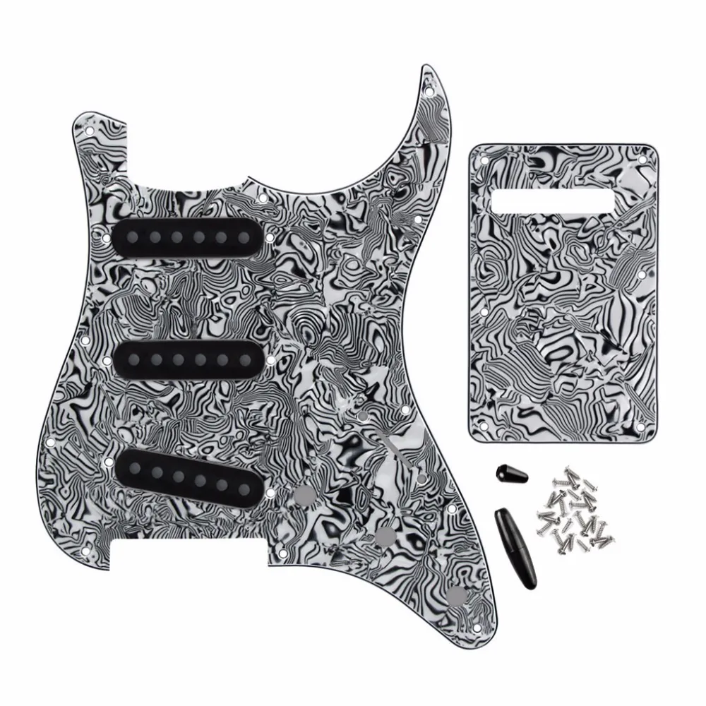 Buy Set of 4Ply 11 Hole SSS Strat Guitar Pickguard