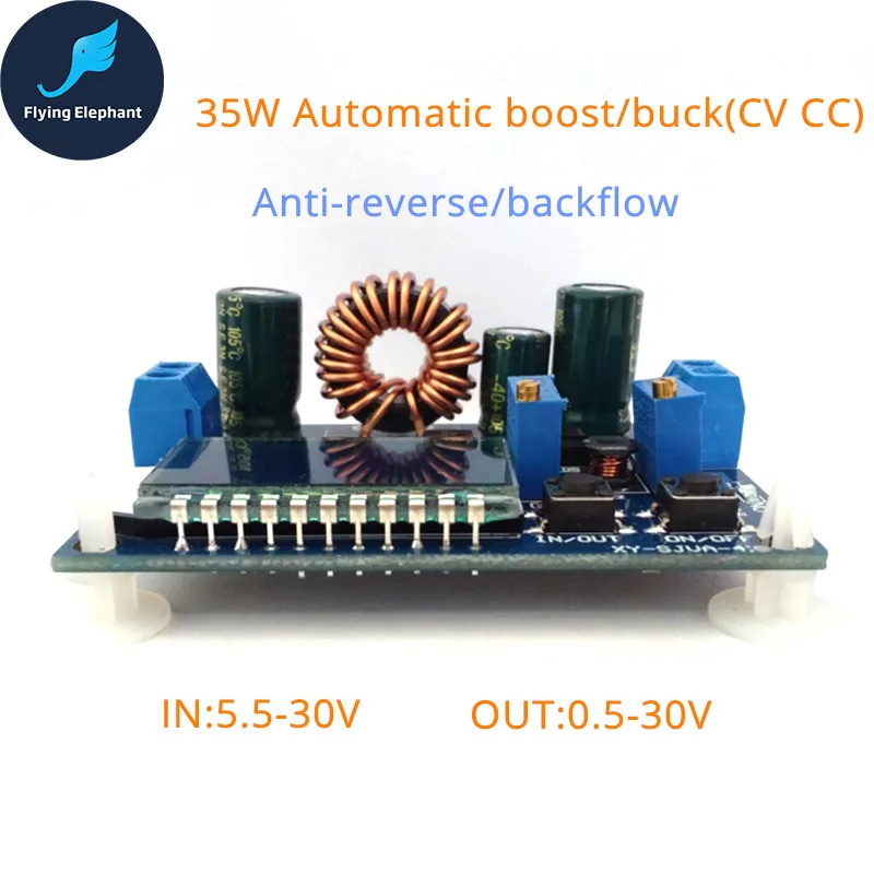 35 Вт автоматический повышающий и понижающий диммер повышающий преобразователь модуль регулируемая плата с lcd CC CV