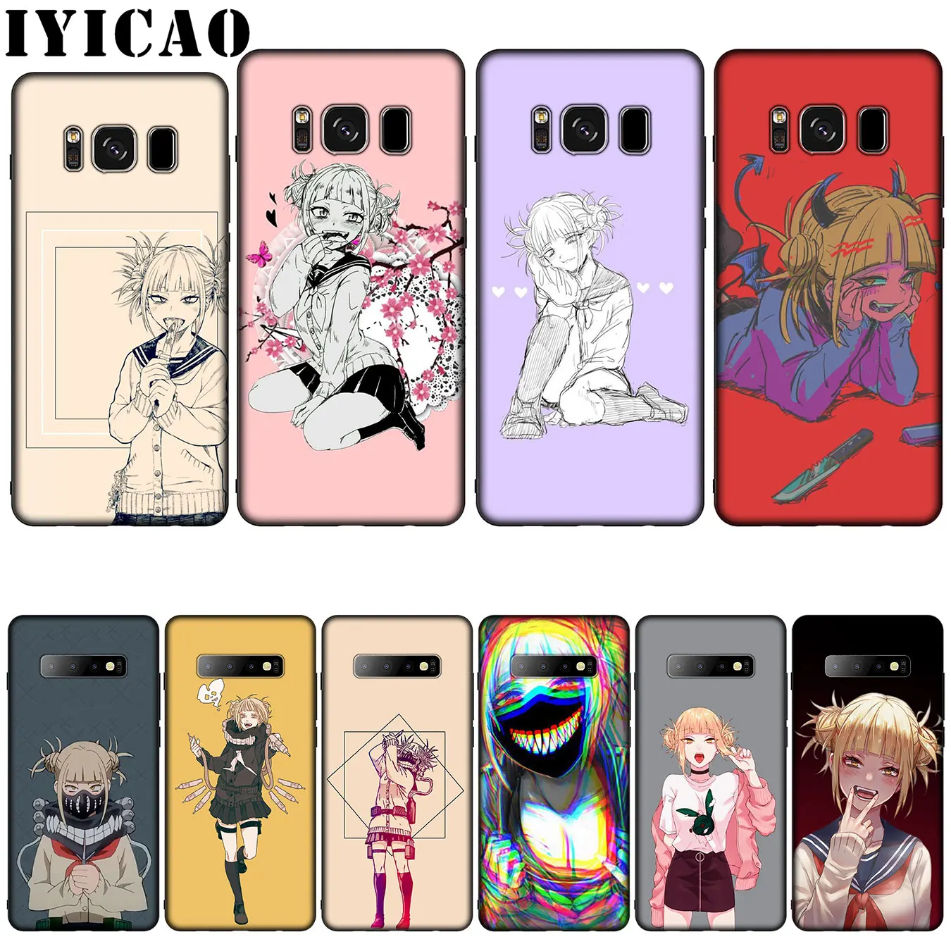 IYICAO My hero academia Himiko Toga Silicone Soft Phone