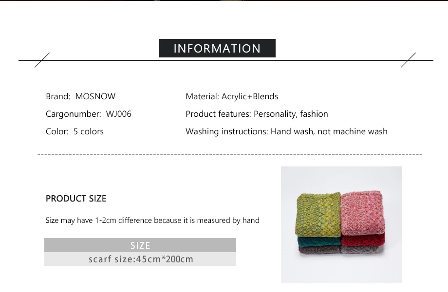 Winter Women Scarf Wool Knit Thick Scarves Female 2019 New Most Popular Design Shawls Warmer Women's Scarves Warm Ladies Scarf (2)