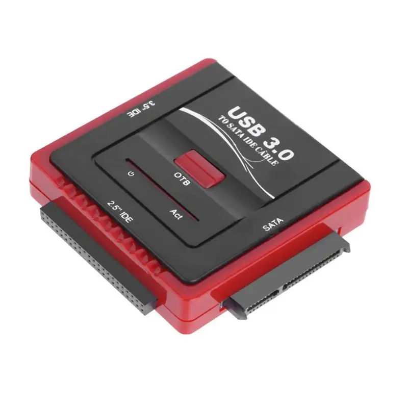 USB 3,0 до 2," 3,5" SATA IDE HDD жесткий диск конвертер USB3.0 до 5,2" IDE CDROM DVDROM 1 SATA до 2 IDE адаптер клонирования данных