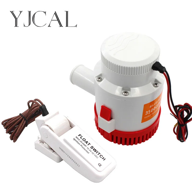 

Submersible Electric Water Pump 3500GPH DC 12V 24V Bilge Pump And Level Controller Float Switch Combination For Boats