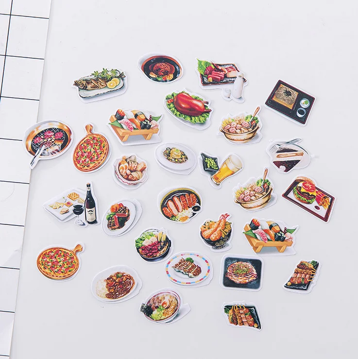 

1pcs Kawaii Crafts Stickers Scrapbooking Labels Corners Photo Stickers DIY Decorative Paper