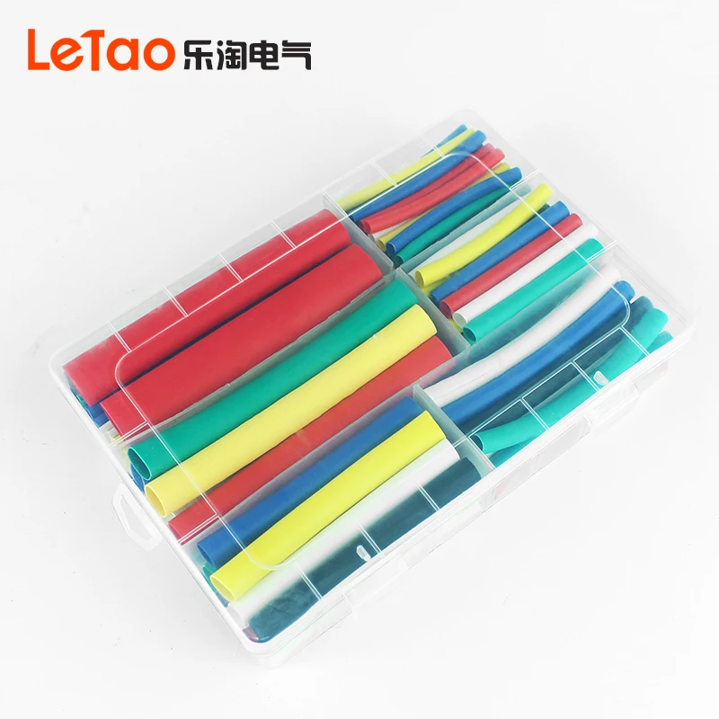 

3:1 Colorful Shrink Ratio Dual Wall Adhesive Lined Heat Shrink Tubing Tube Al Size kit shrinkable tube diy for usb