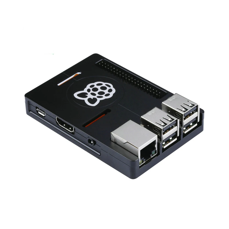 Raspberry Pi 3 Model B + Plus Корпус Ультратонкий алюминиевый металлический корпус с ЧПУ для