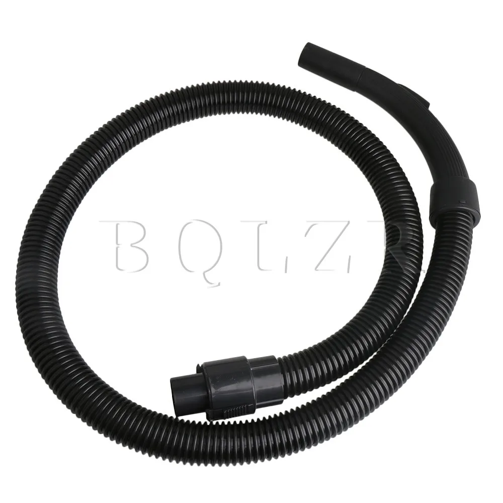 BQLZR 1.85m Black Plastic Compatible Threaded Vacuum Cleaner Hose