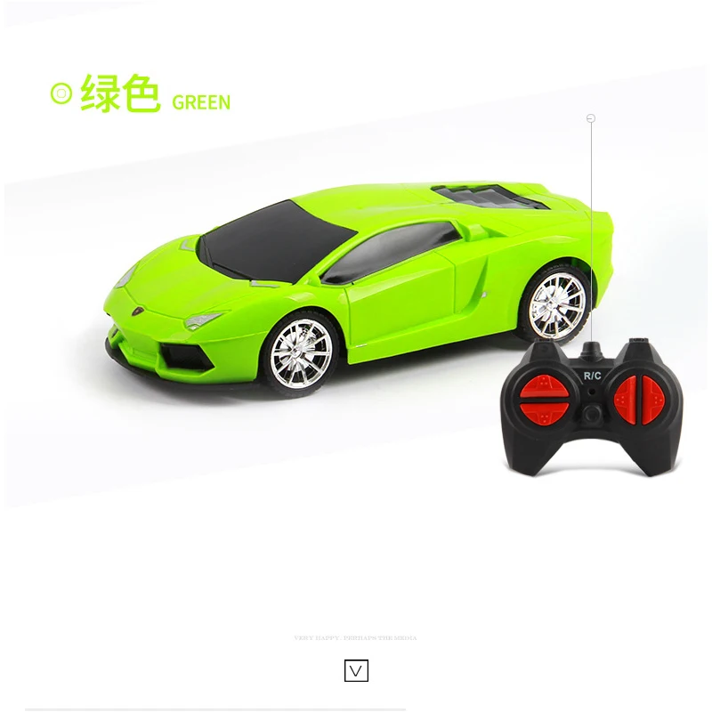 

Mini Toy Children's four-channel remote control car children's toy car model wireless remote control 1:24 boy toy electric
