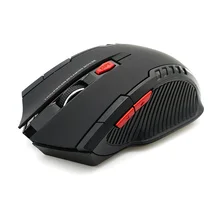 Souris gaming sans fil 2.4GHz, 2000DPI, avec récepteur USB, pour ordinateur et portable