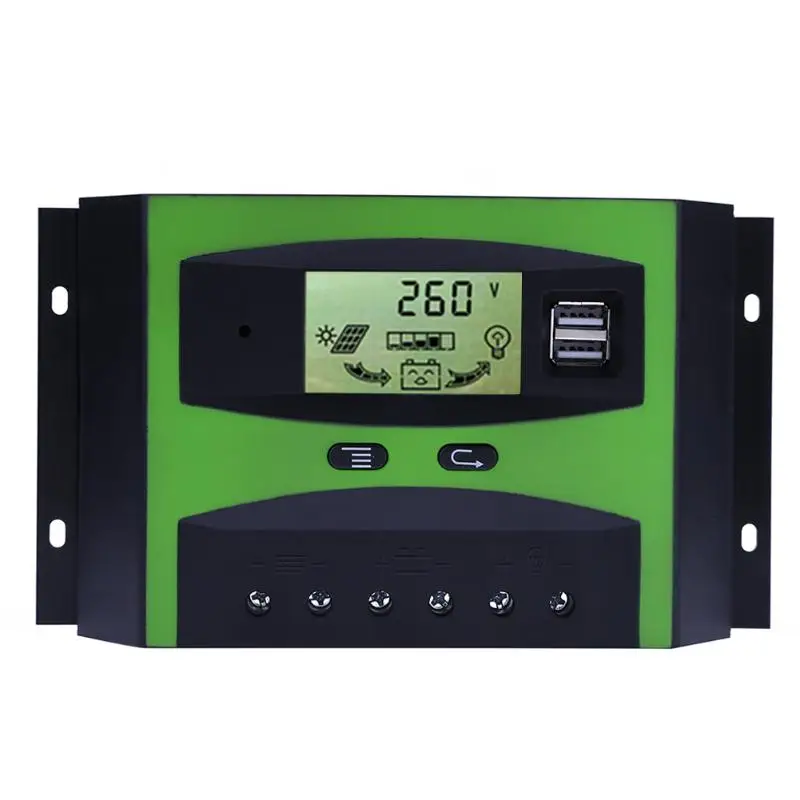 

30A/50A 12V/24V LCD Display PWM Solar Panel Battery Charge Controller Regulator