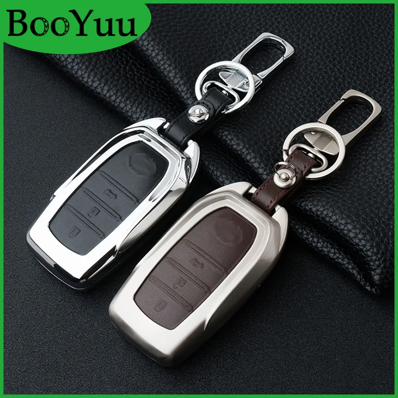 BooYuu цинковый сплав автомобильный брелок для ключей Toyota RAV4 Crown Prado Highlander Camry Corolla 86