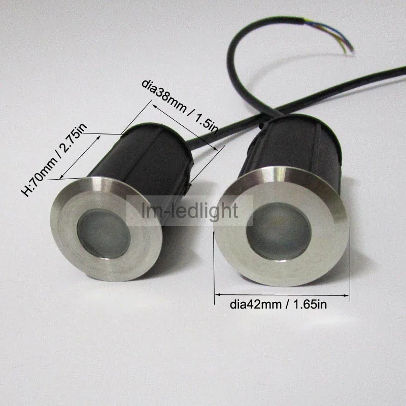 1W 42mm led floor lamp size